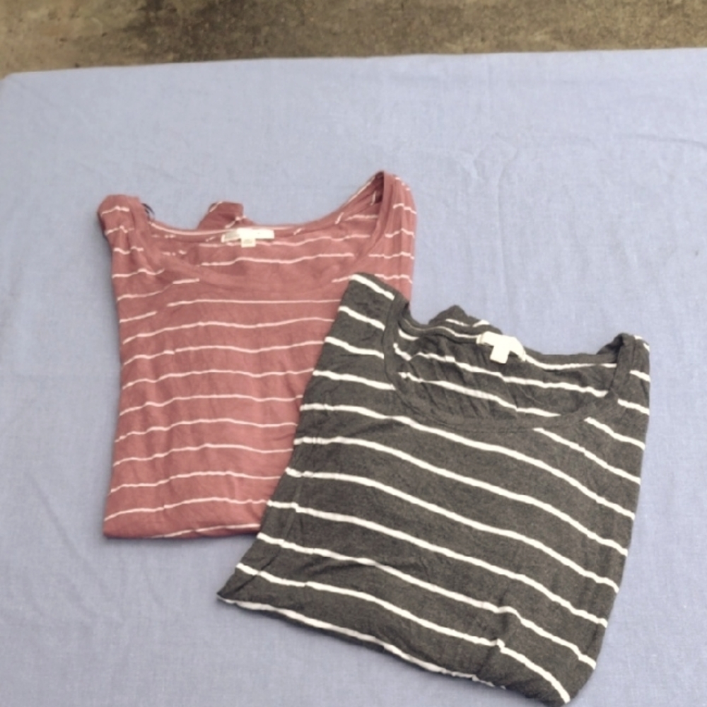 Bundle of 2 Nine Britton Levie Knot Tops, Size 2X